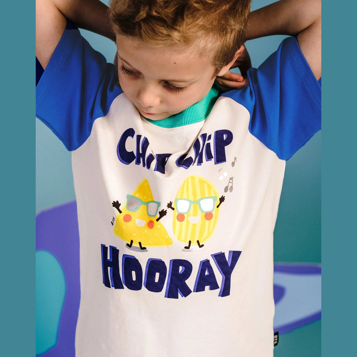 Boys Chip Hooray Raglan Tee