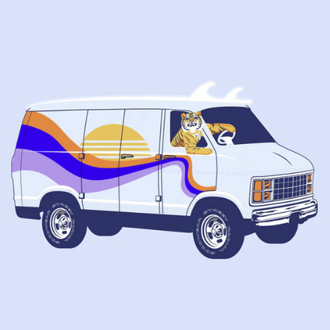 Boys Retro Tiger Tee