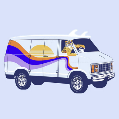 Boys Retro Tiger Tee