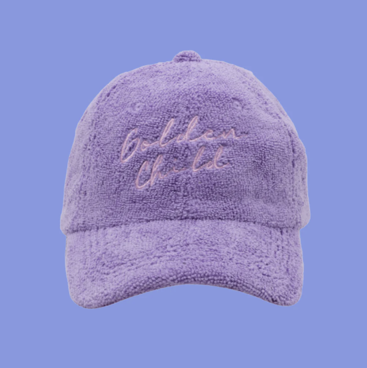 Terry Towelling Cap - Lilac
