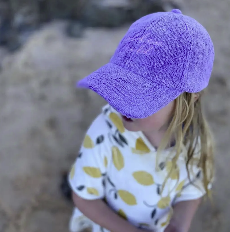 Terry Towelling Cap - Lilac