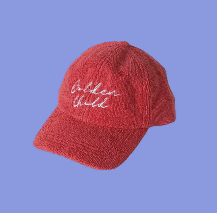 Terry Towelling Cap - Red