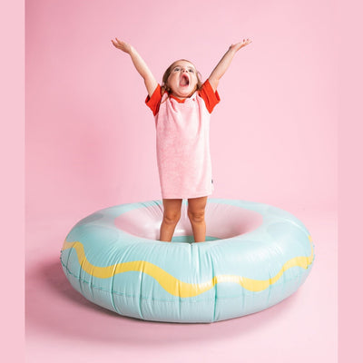 Girls Contrast Tee Dress