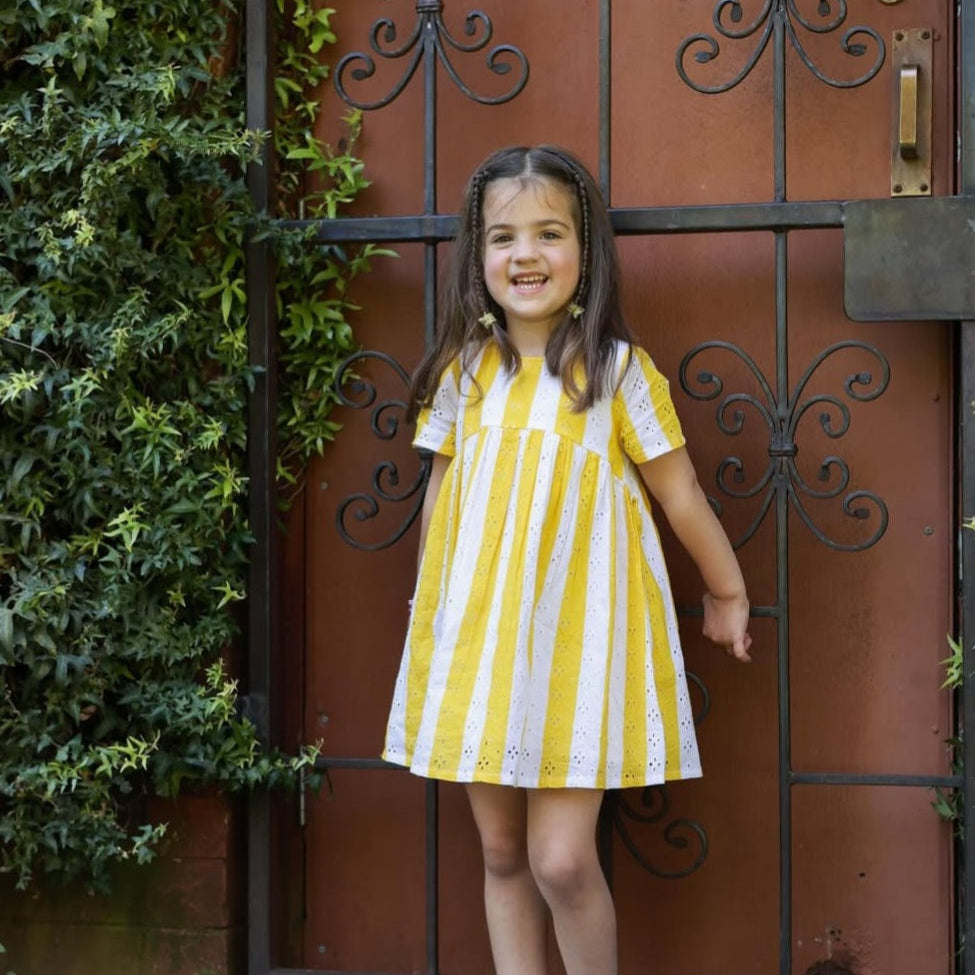 Girls Zinnia Dress Yellow