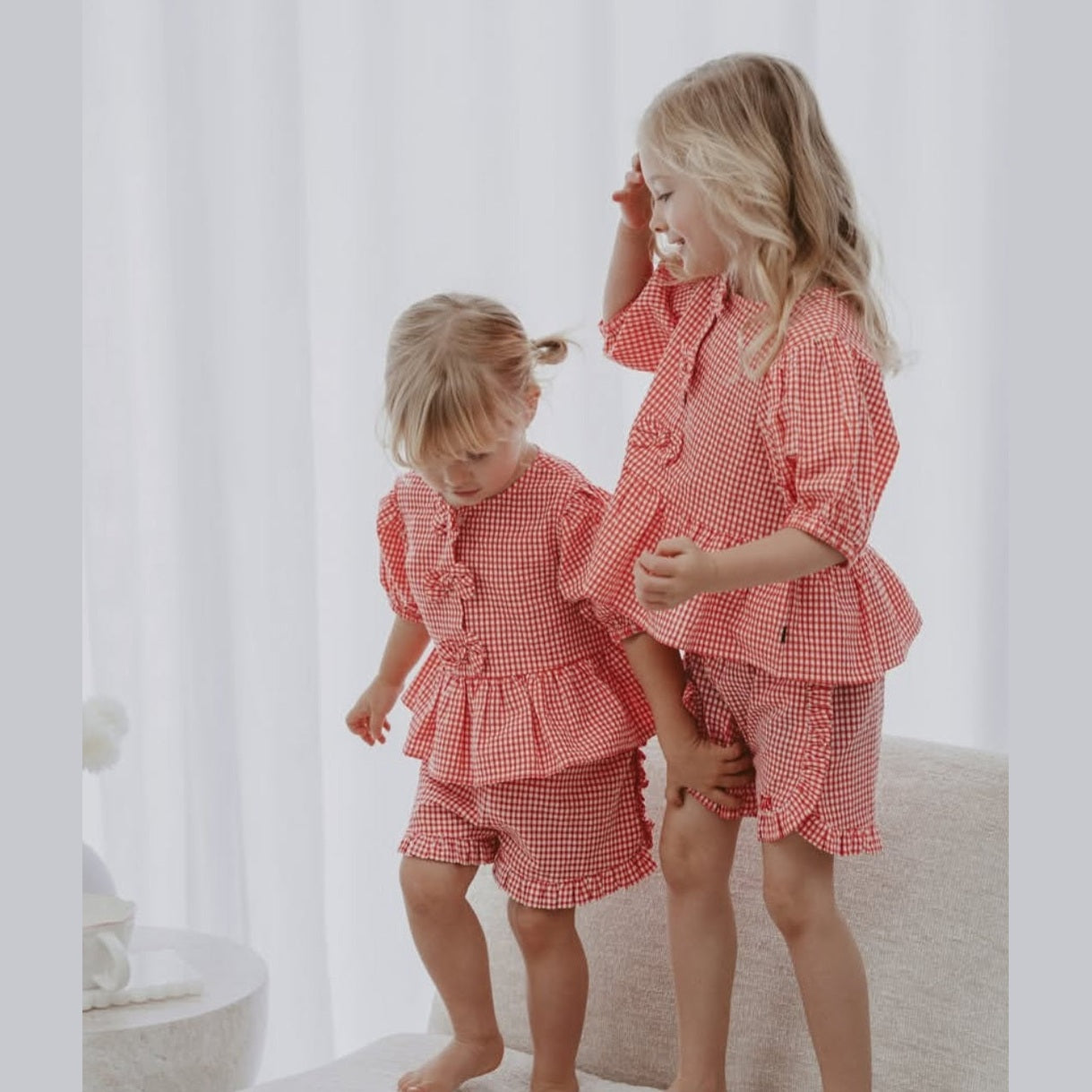 Girls Checkered Top