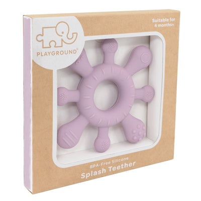 Silicone Splash Teether Dusty Mauve