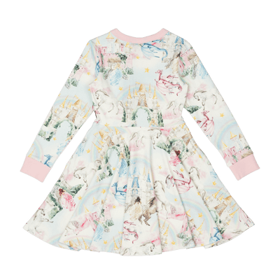 rock your baby Girls Fairy Tales Long Sleeve Waisted Dress