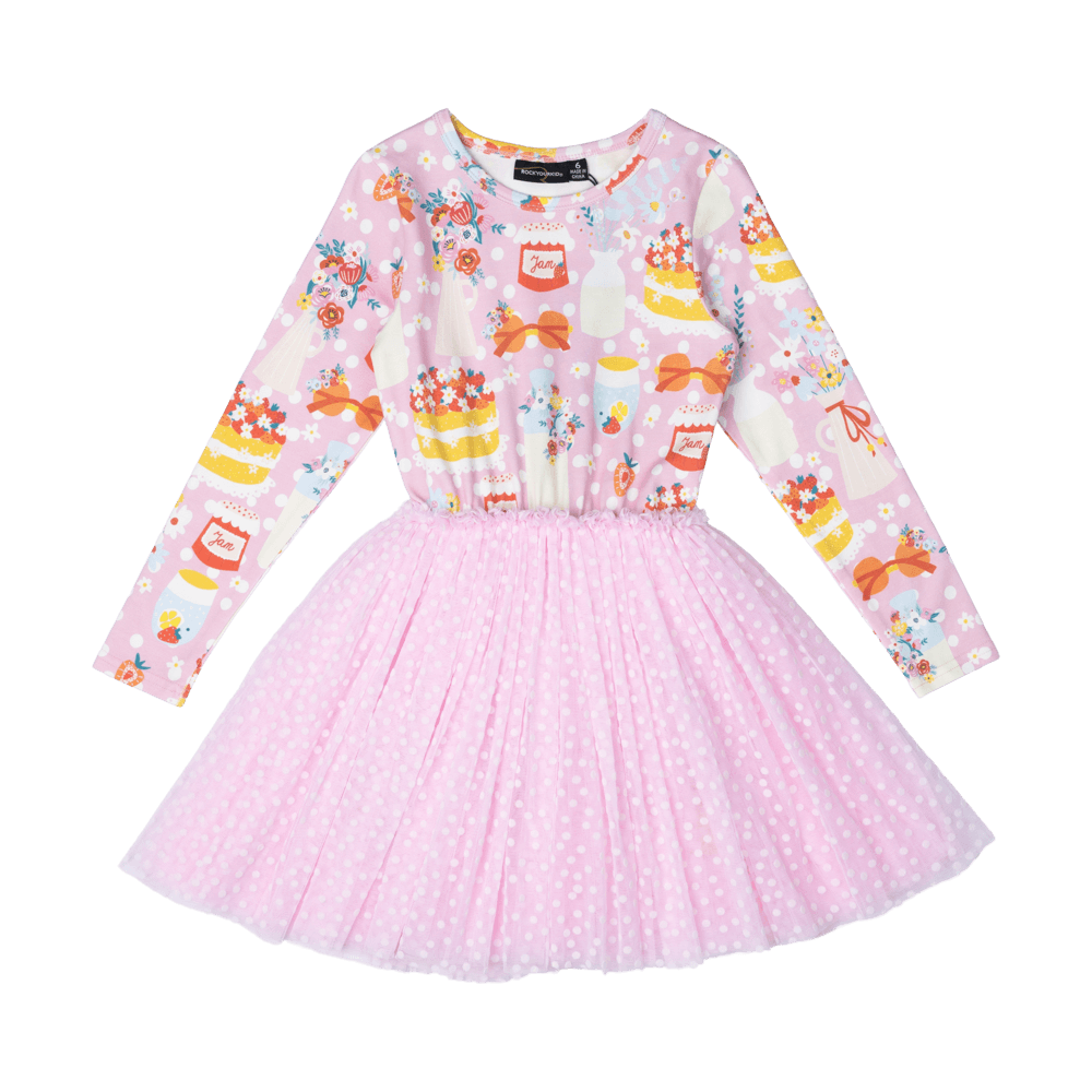 Girls Party Time Pink Circus Dress