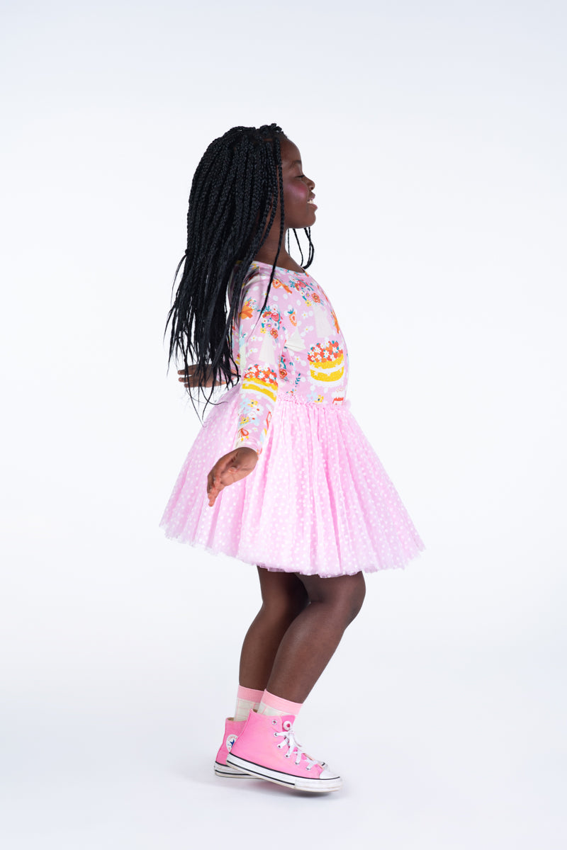 Girls Party Time Pink Circus Dress