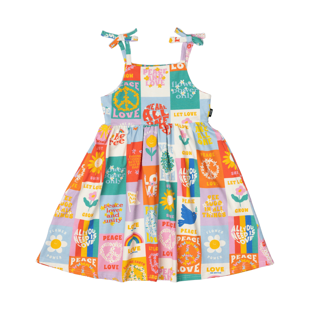 Girls Peace & Love Dress