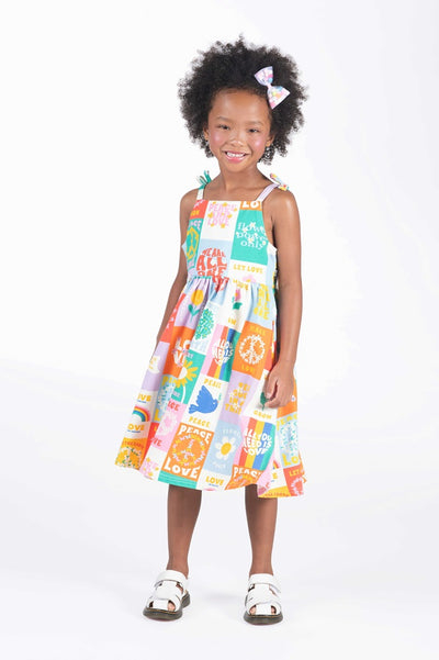 Girls Peace & Love Dress