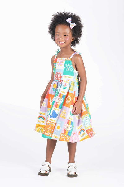 Girls Peace & Love Dress