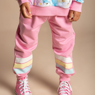rock your baby Girls Fantasia Pink Track Pant