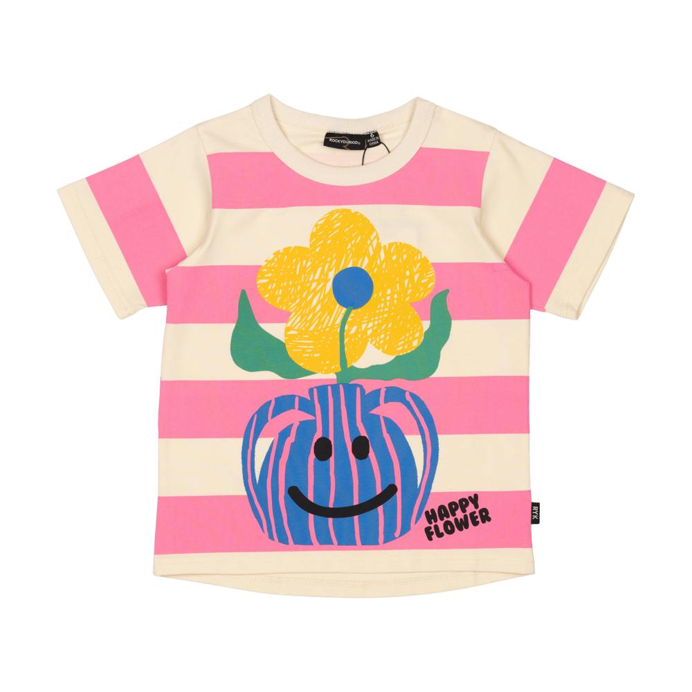 Girls Happy Flower Tee