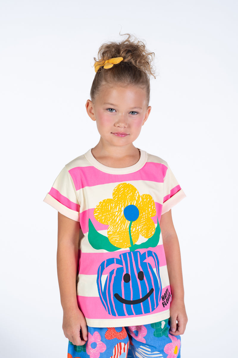 Girls Happy Flower Tee