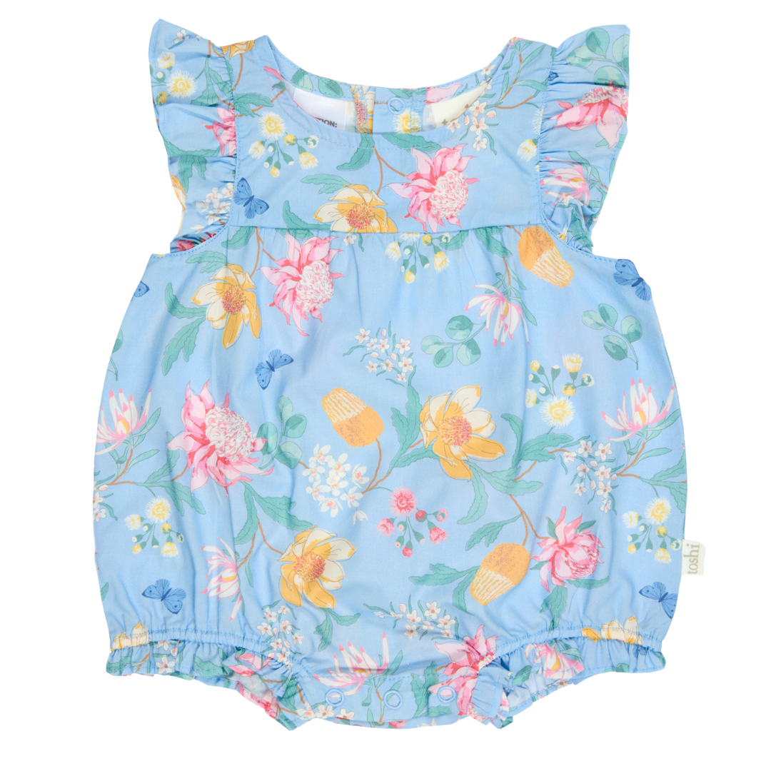 Baby Girls Romper Waratah Sky