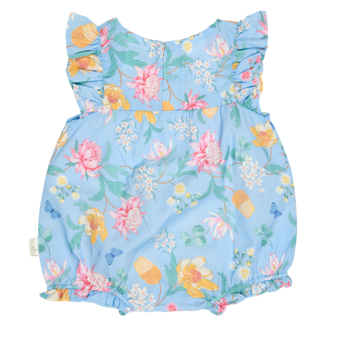 Baby Girls Romper Waratah Sky