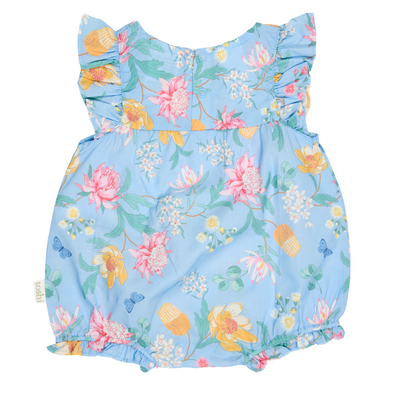 Baby Girls Romper Waratah Sky