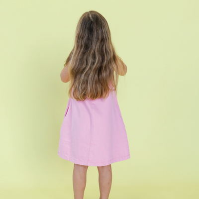 Organic Shift Denim Dress Candy