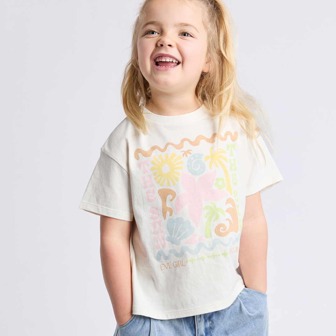 Tropical Tee Vintage White - Kids