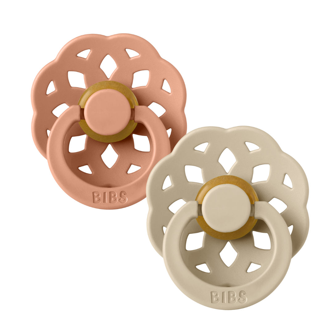 Bibs Boheme Dummies 2 Pack Vanilla/Peach