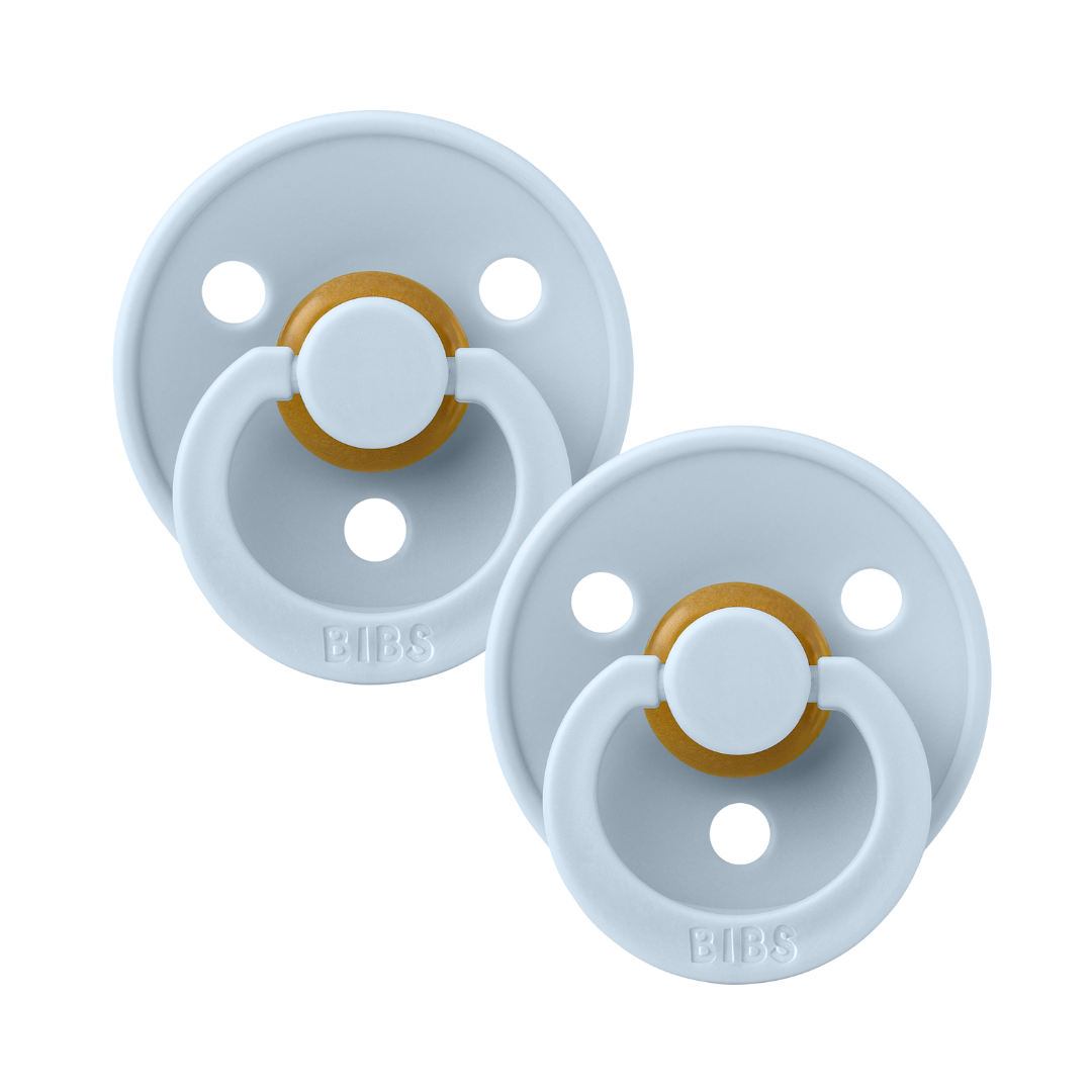 Bibs Dummies 2 Pack Baby Blue