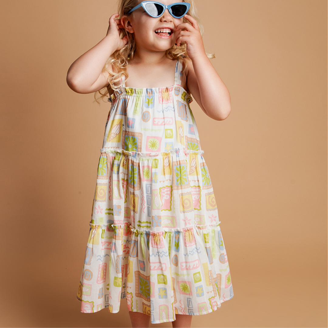Matisse Tiered Mini Dress - Kids