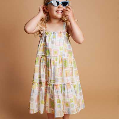 Matisse Tiered Mini Dress - Kids