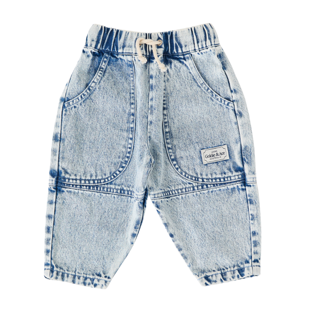 Drew Denim Pocket Pant Light Denim