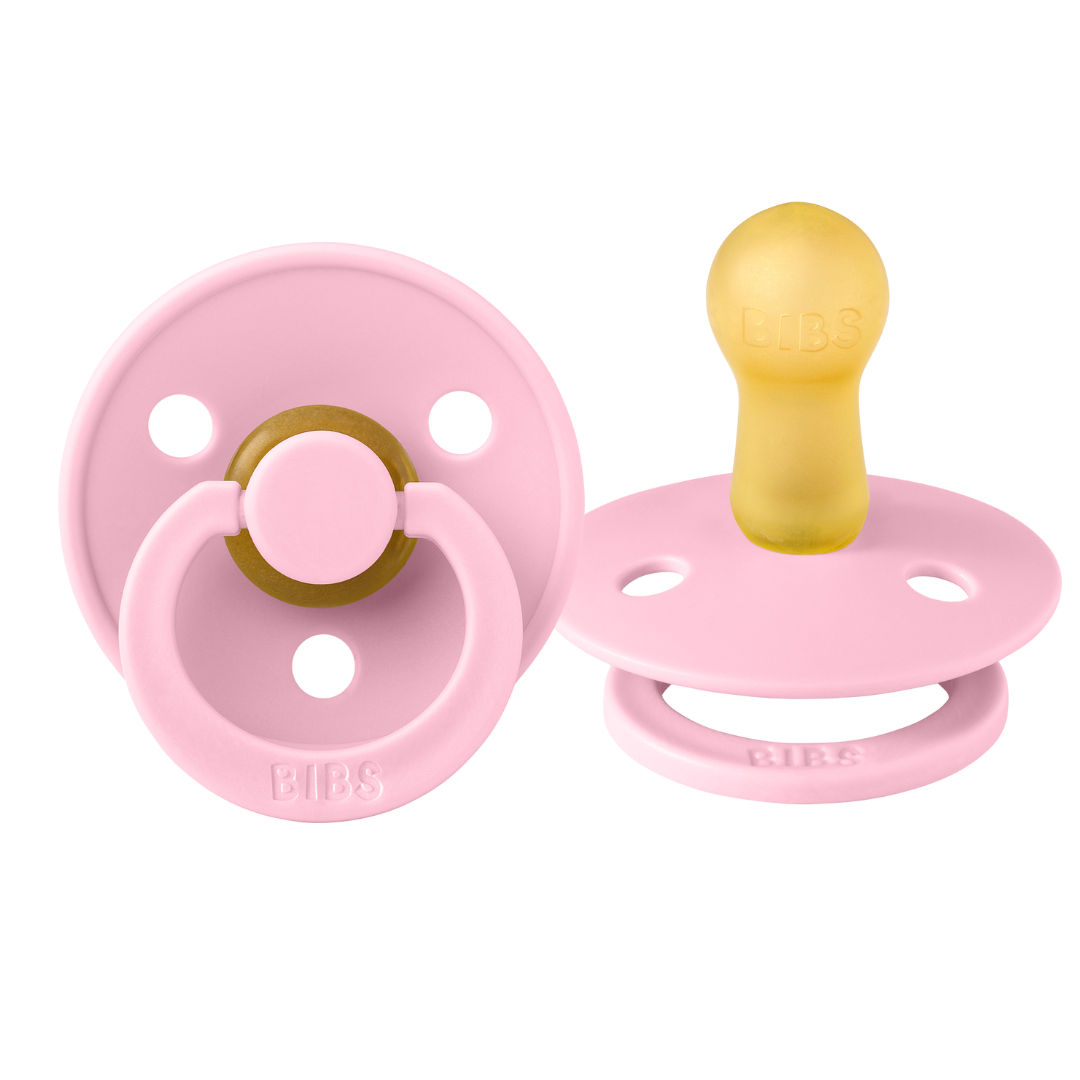 Bibs Dummies 2 Pack Baby Pink