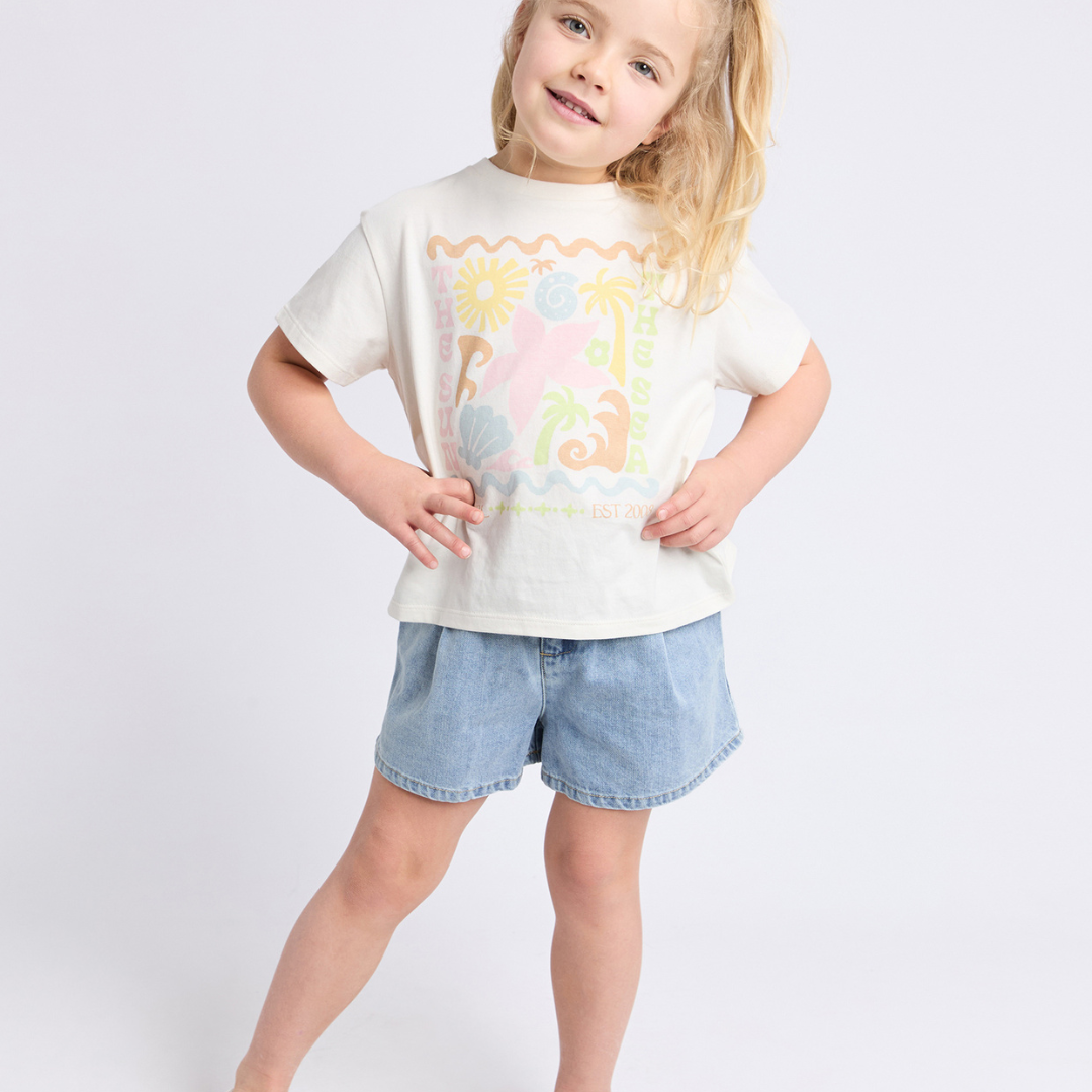 Tropical Tee Vintage White - Kids