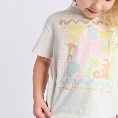 Tropical Tee Vintage White - Kids