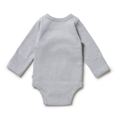 Baby Boys Rb Kimono Bodysuit Rain Drop
