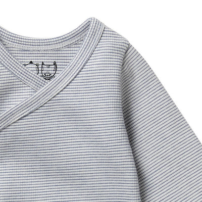 Baby Boys Rb Kimono Bodysuit Rain Drop