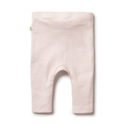 Baby Girls Rib Legging Stripe Cantaloupe