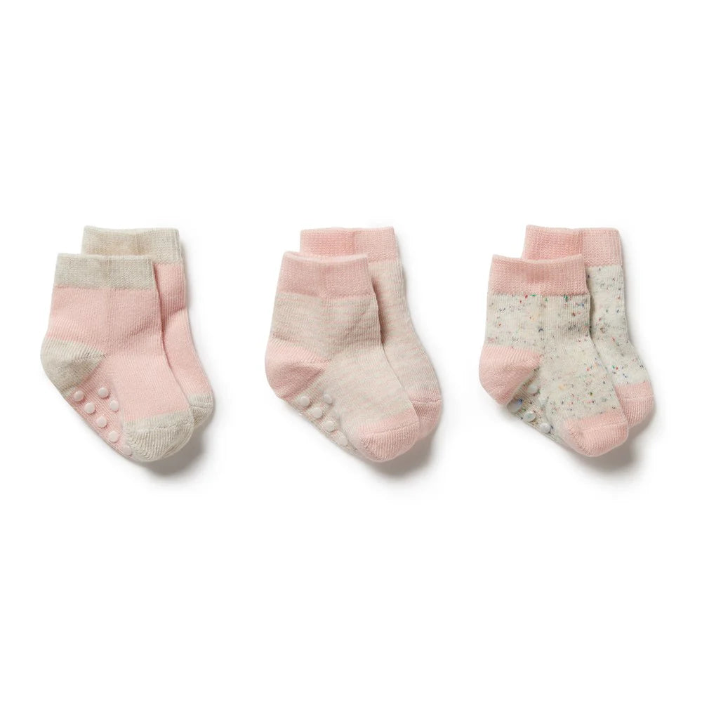 Baby Girls Sock Set Cantaloupe