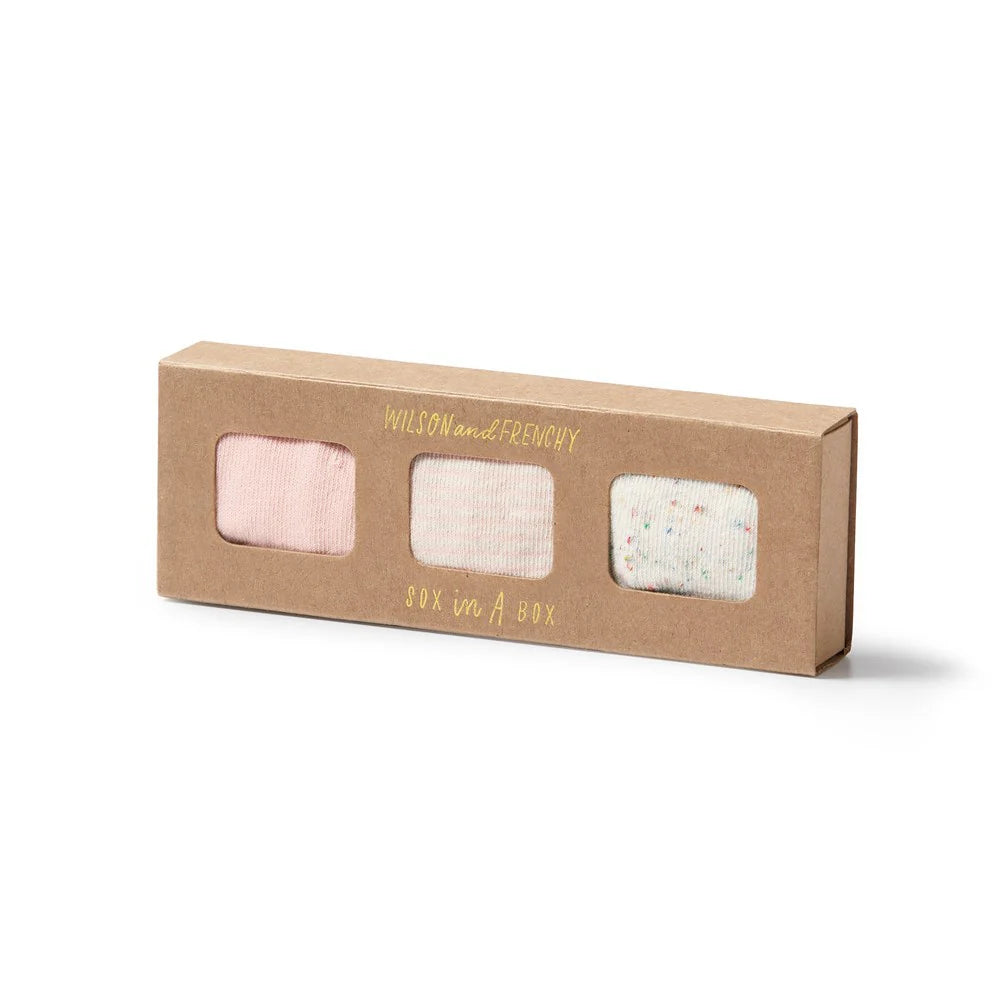 Baby Girls Sock Set Cantaloupe