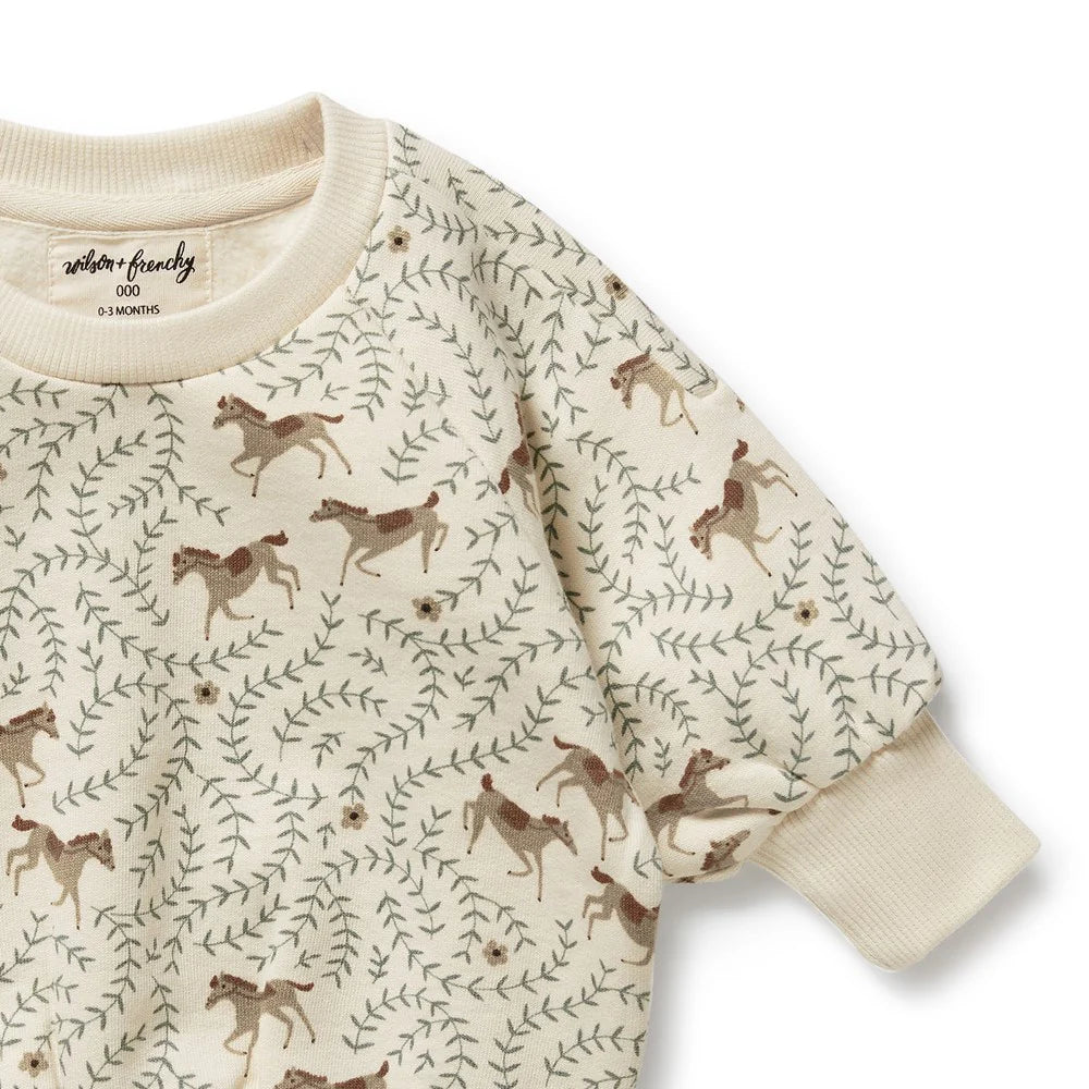 Baby Girls Sweat Trixie Horse