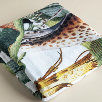 Wild One Muslin Baby Swaddle