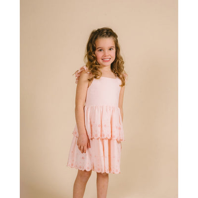 Bebe Girls Tilly Broidery Dress