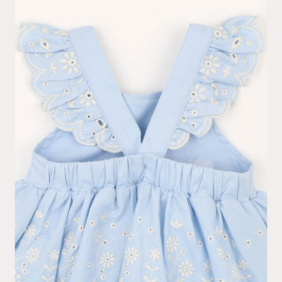 Bebe Baby Girls Zara Emb. Overlay Dress