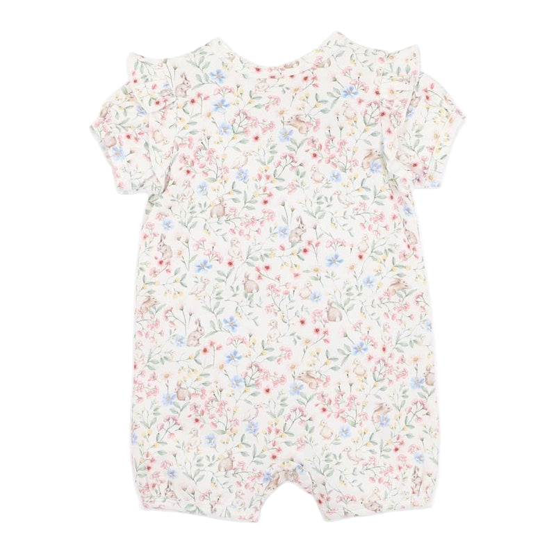 Bebe Baby Girls Bonnie Organic Zipsuit