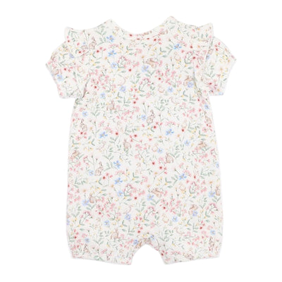 Bebe Baby Girls Bonnie Organic Zipsuit