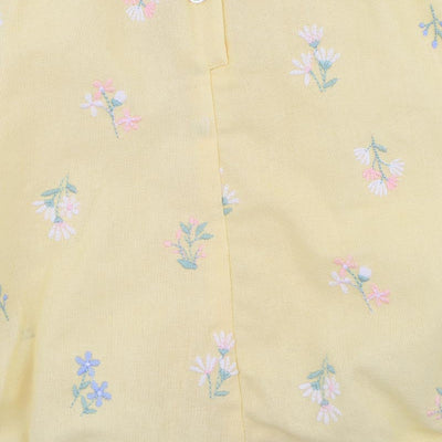 Baby Girls Bonnie Embroidered Romper