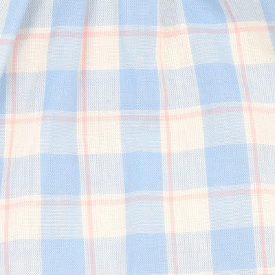 Bebe Baby Girls Bonnie Check Organic Romper