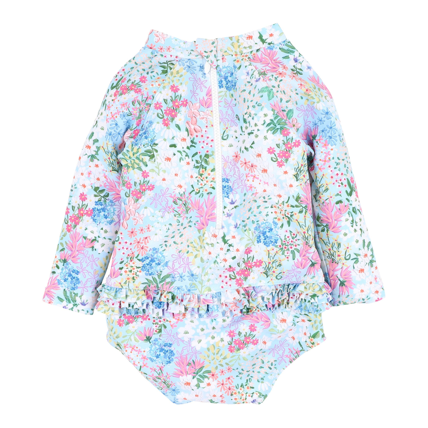 Bebe Swim Lula LS Sunsuit