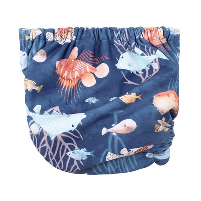 Bebe Swim Aiden Print Aqua  Nappy