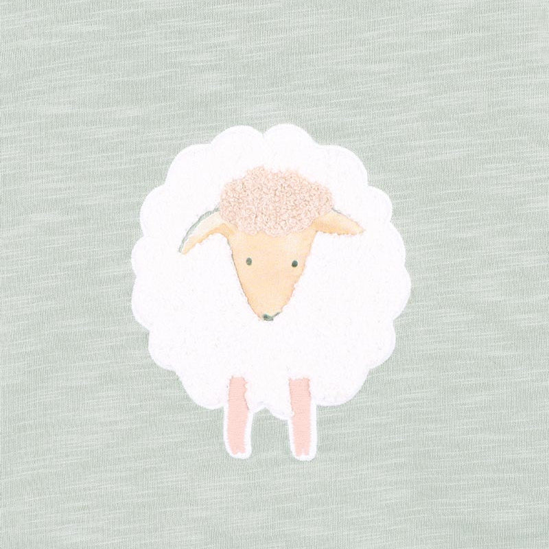 Bebe Baby Boys Clayton Print Sheep Romper