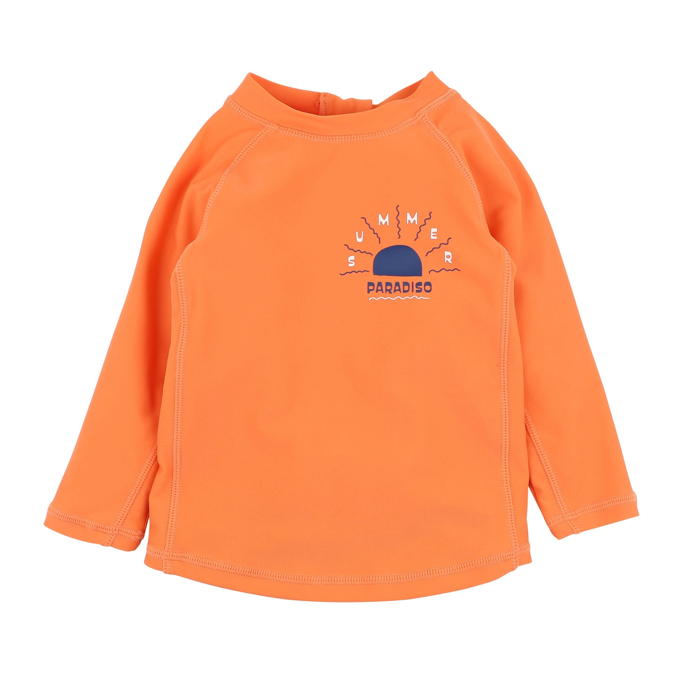 Bebe Swim Boys Burnt Orange LS Rash Top