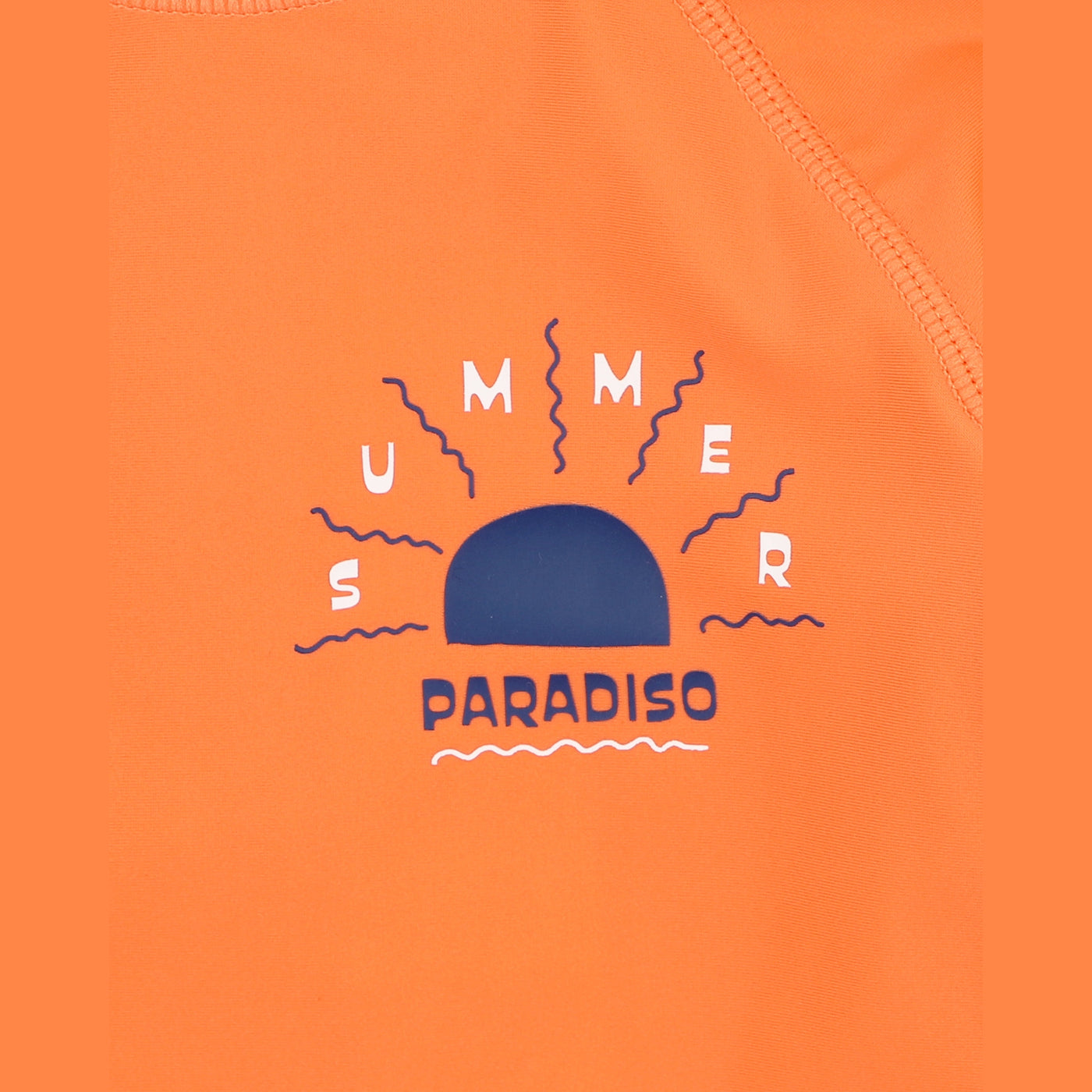 Bebe Swim Boys Burnt Orange LS Rash Top